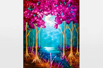 Paint Nite: Moonrise Forest
